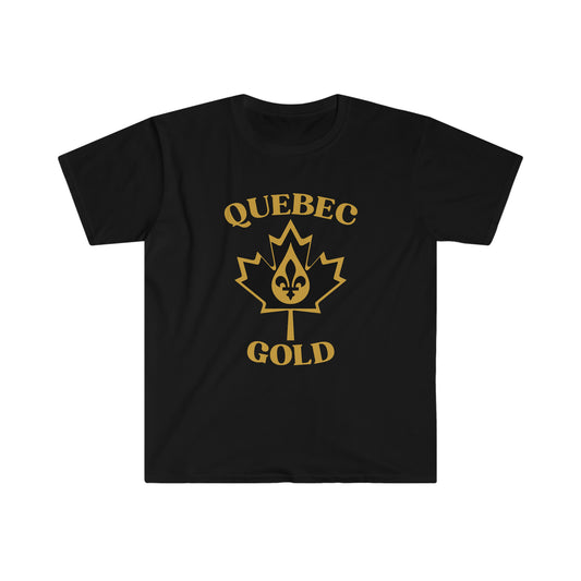 T-SHIRT QUEBEC GOLD